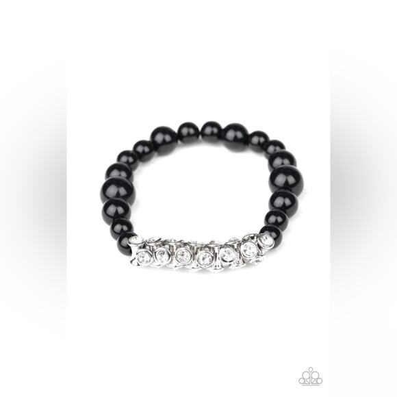 Paparazzi ♥ Traffic-Stopping Sparkle - Black Bracelet - Picture 1 of 3